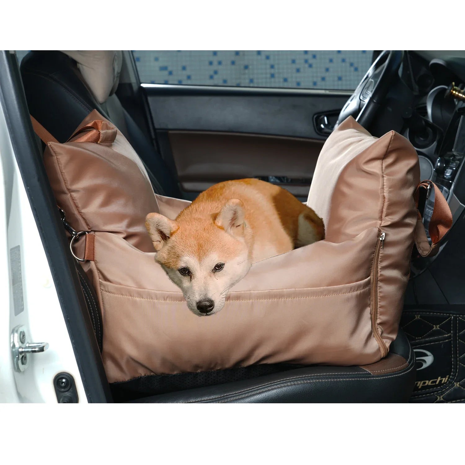 Waterproof Dog Car Seat Bed - First Class