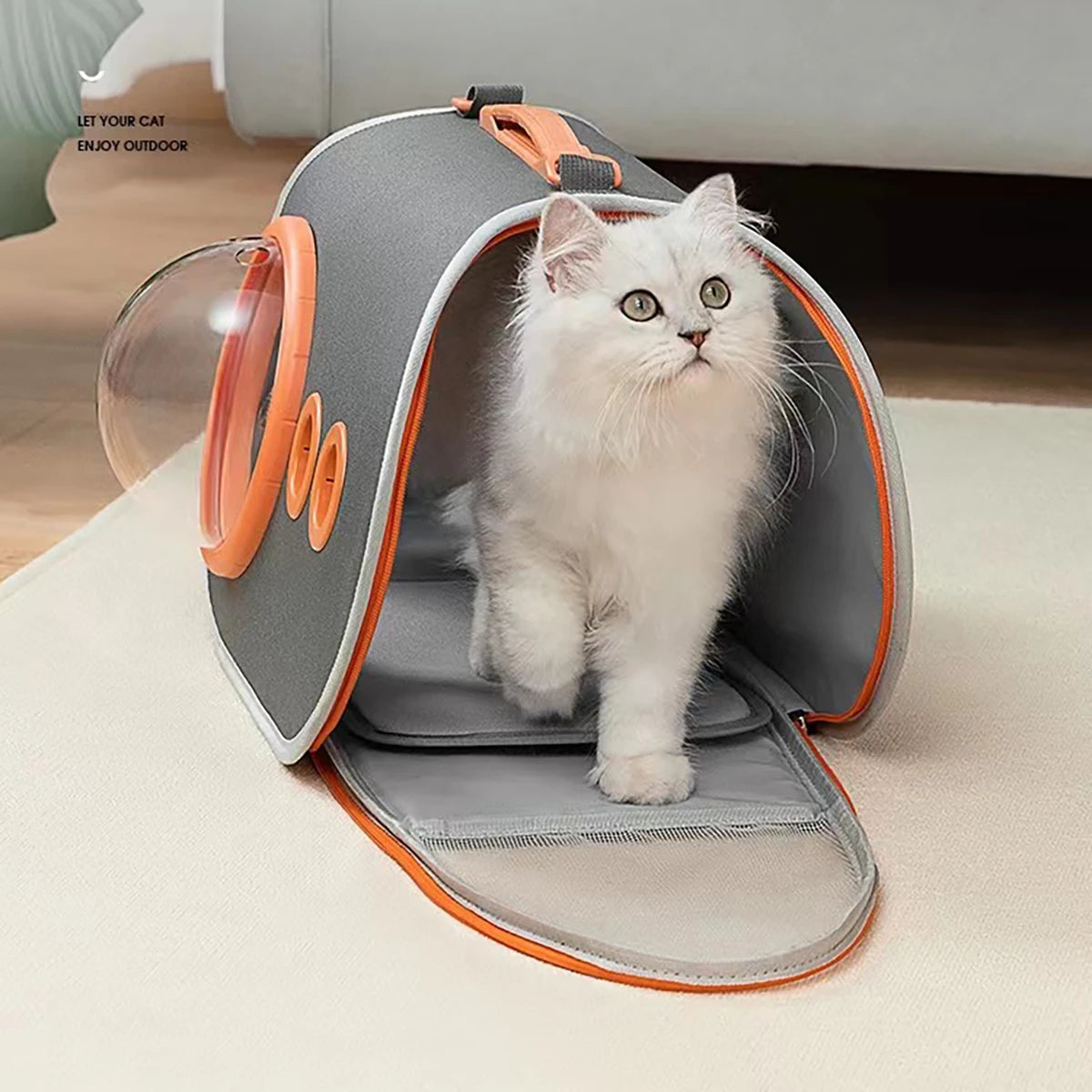 Cat Carrier Bag With Window Transparent