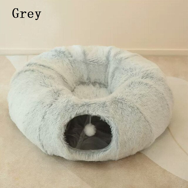 Cats Tunnel Bed Winter
